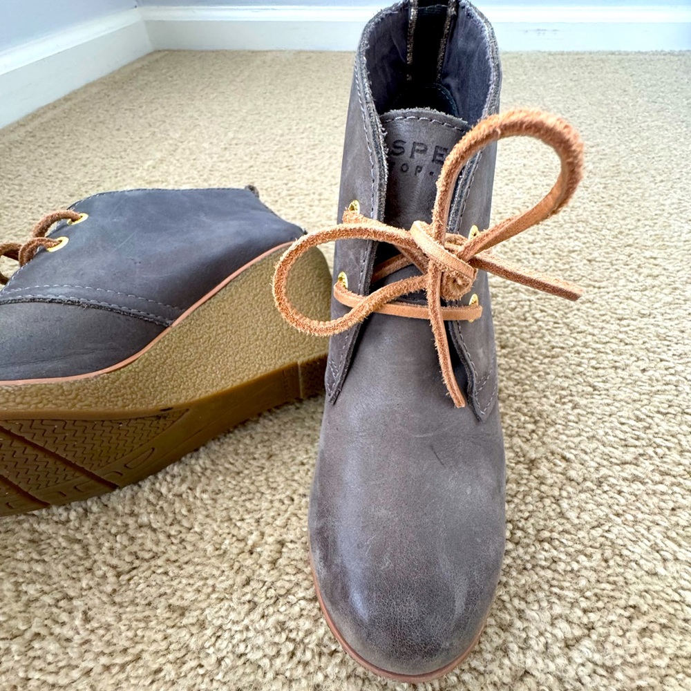 Sperry Harlow Graphite Wedge